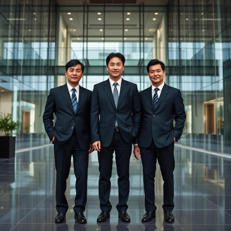 大企業の経営チーム